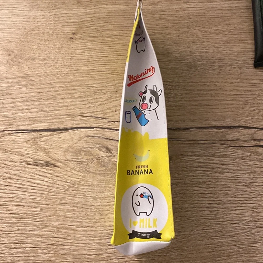 Kawaii Banana Milk Pencil Case